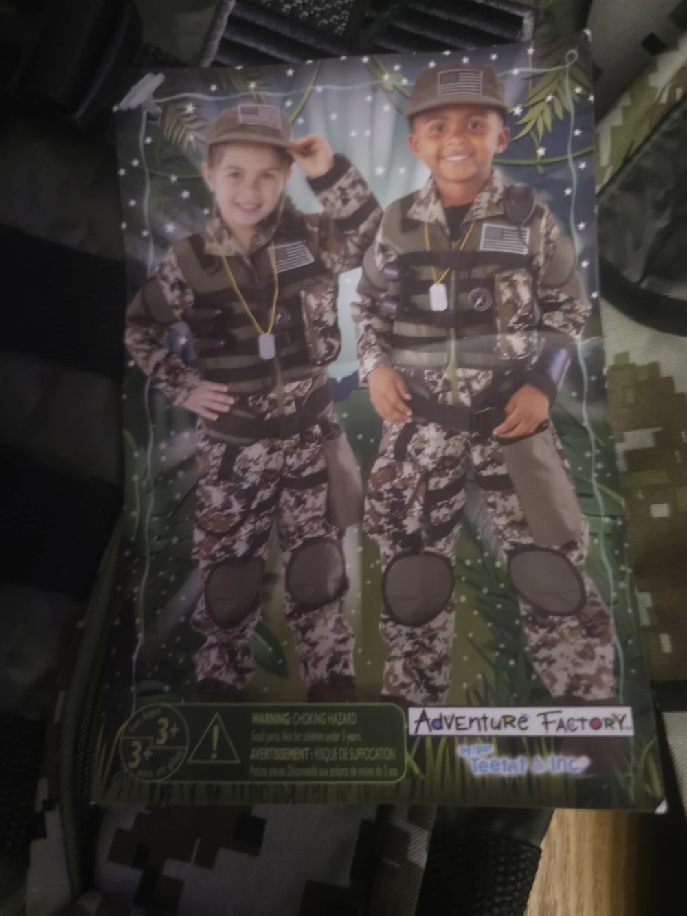 NWT Teetot Special Forces Kids Military Camo Costume Set - Size 5/6